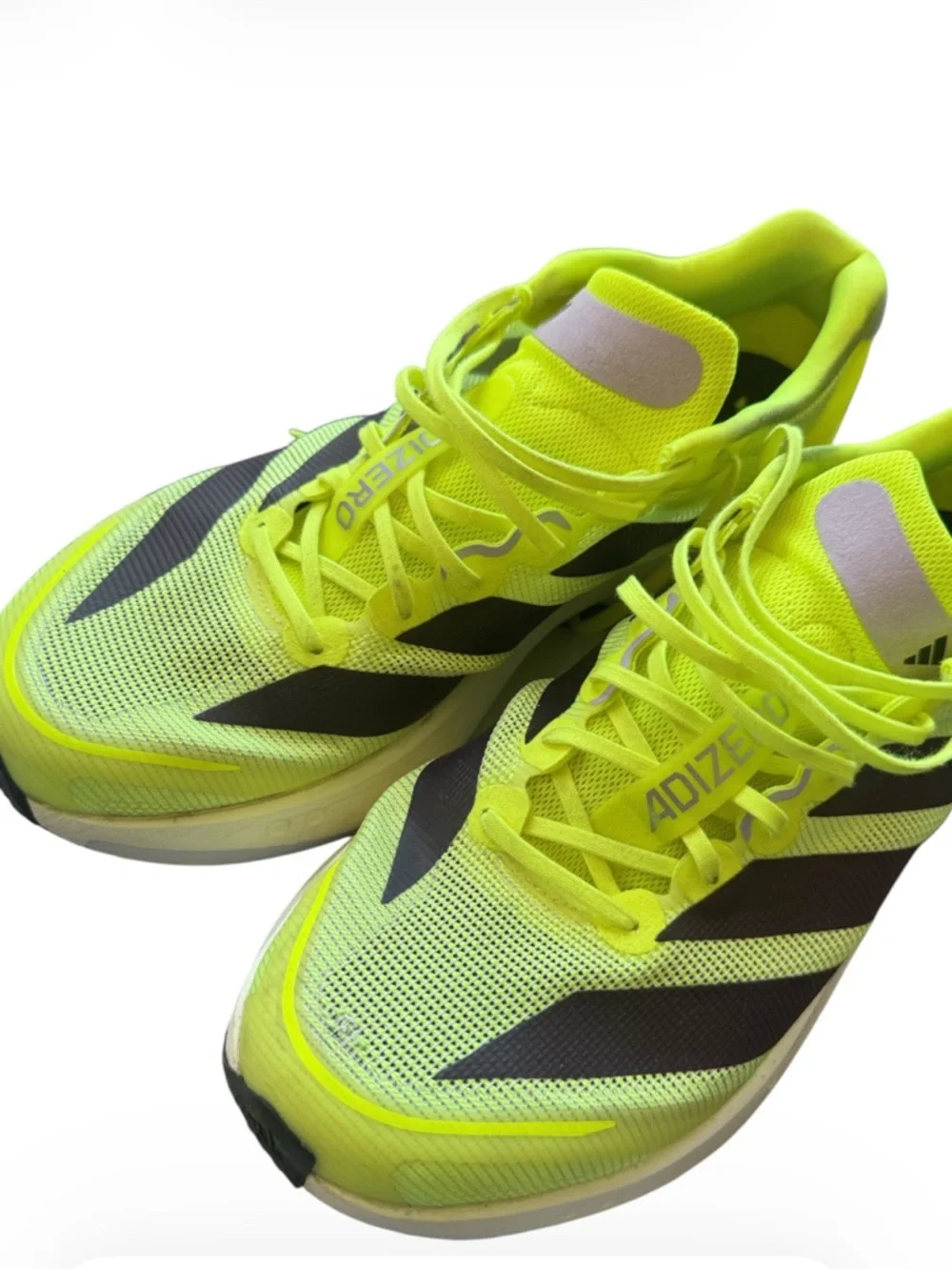 Adidas ADIZERO BOSTON 13M Men's Sneakers JQ2553 Lucid Lemon / Core Black 11.5